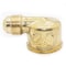 Thrifco Plumbing No. 50 1/4 Inch x 1/4 Inch Brass Flare FIP Elbow 6950003 - alternate 1